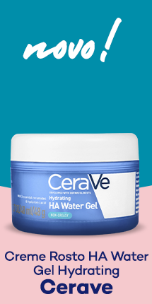 Novo creme de rosto HA Water Gel Hydrating da marca Cerave